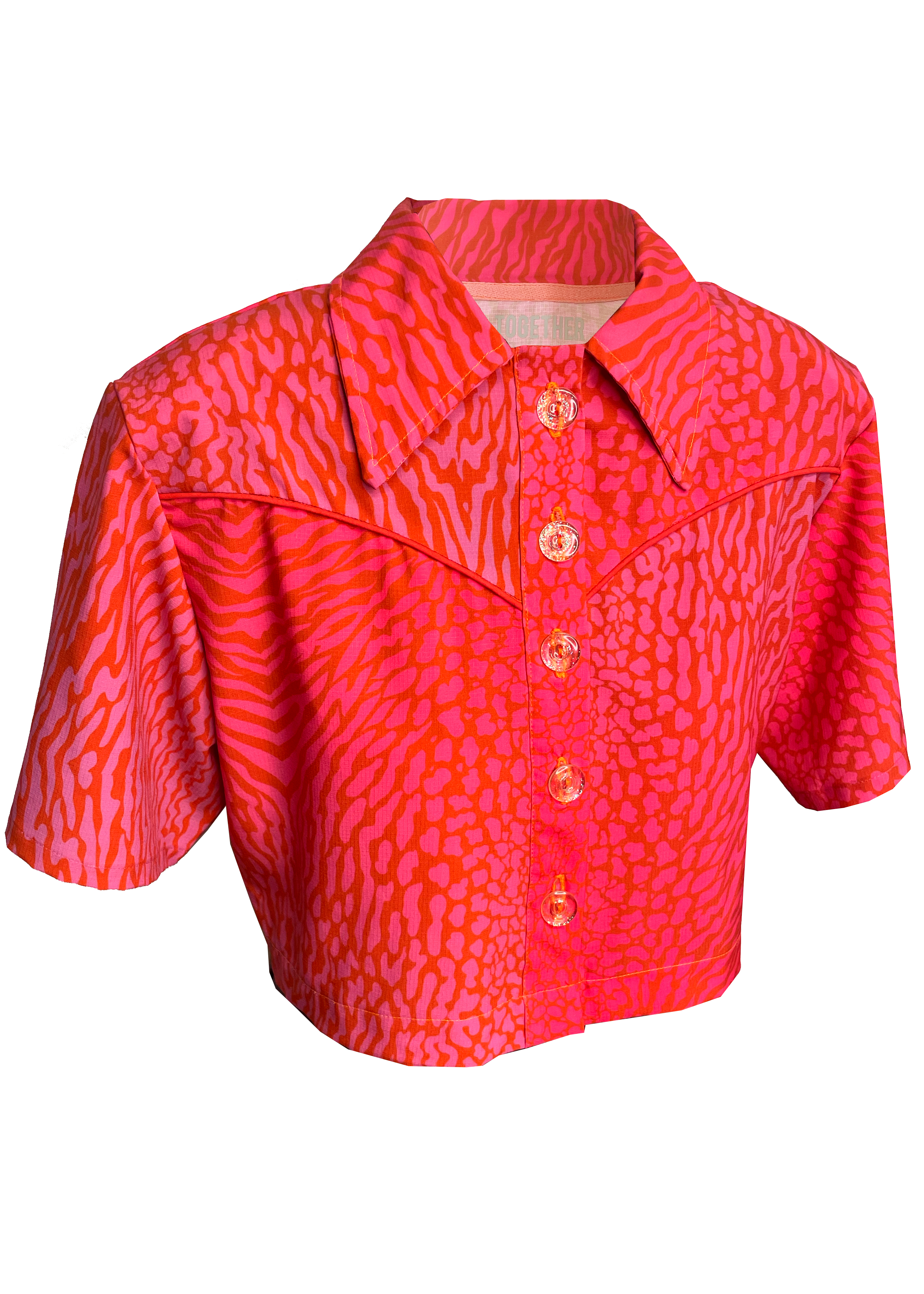 Aquatic Leopard Western Shirt