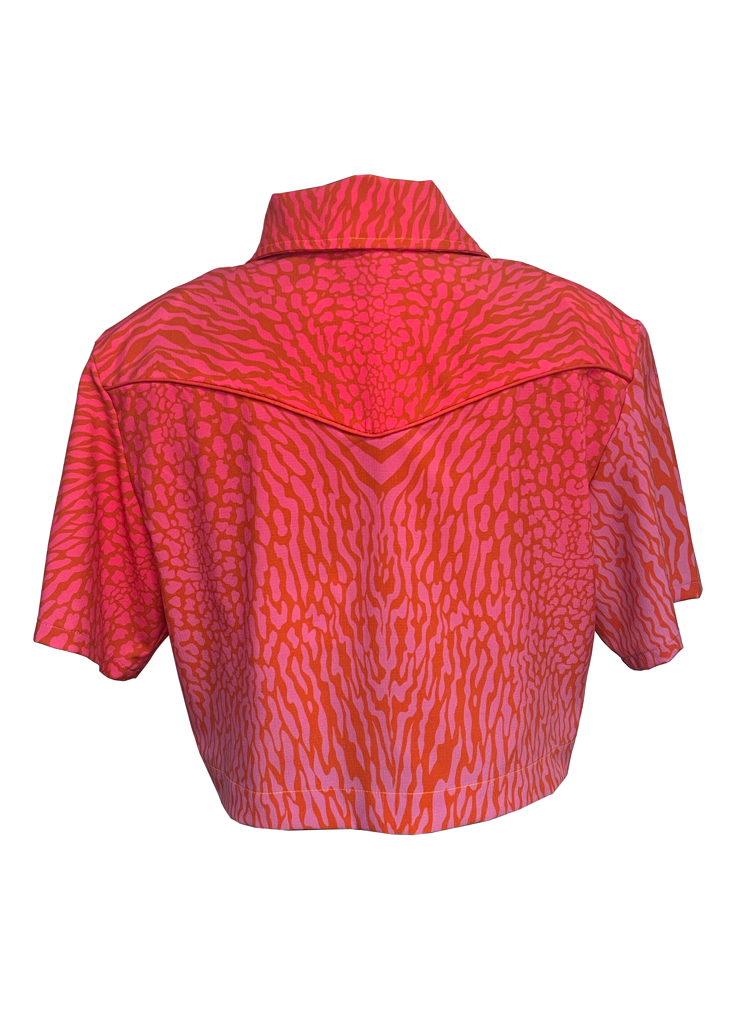 Aquatic Leopard Western Shirt