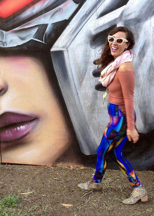 Another World Leggings by Bill Kreuztmann
