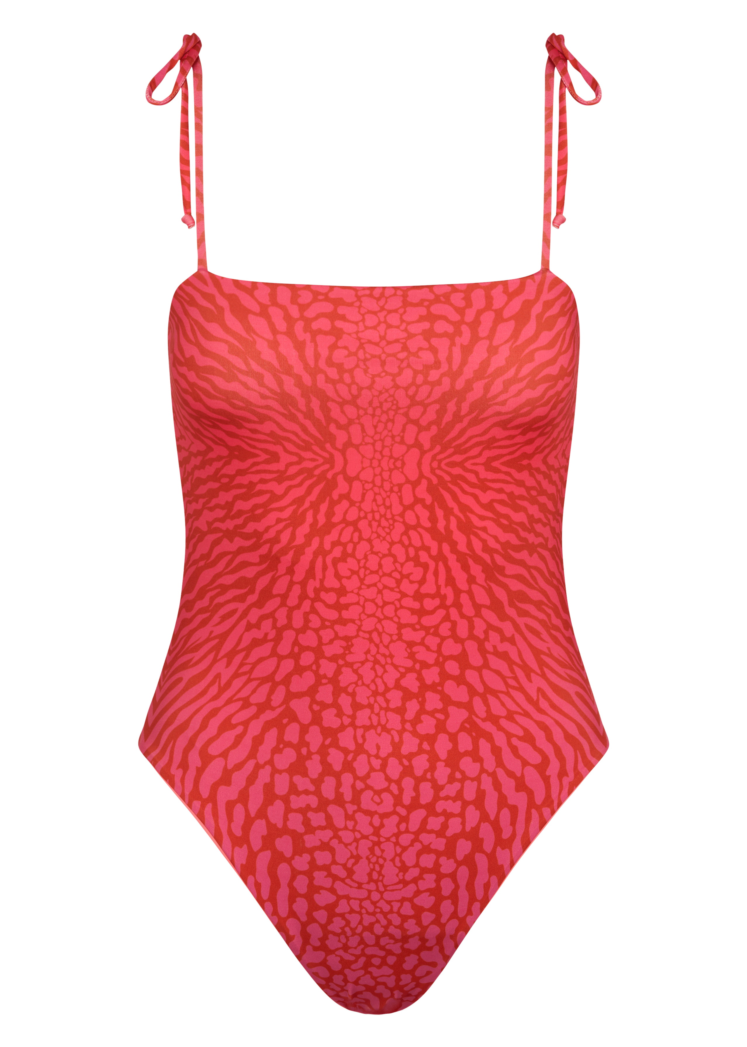 Aquatic Leopard Bandeau One-Peace