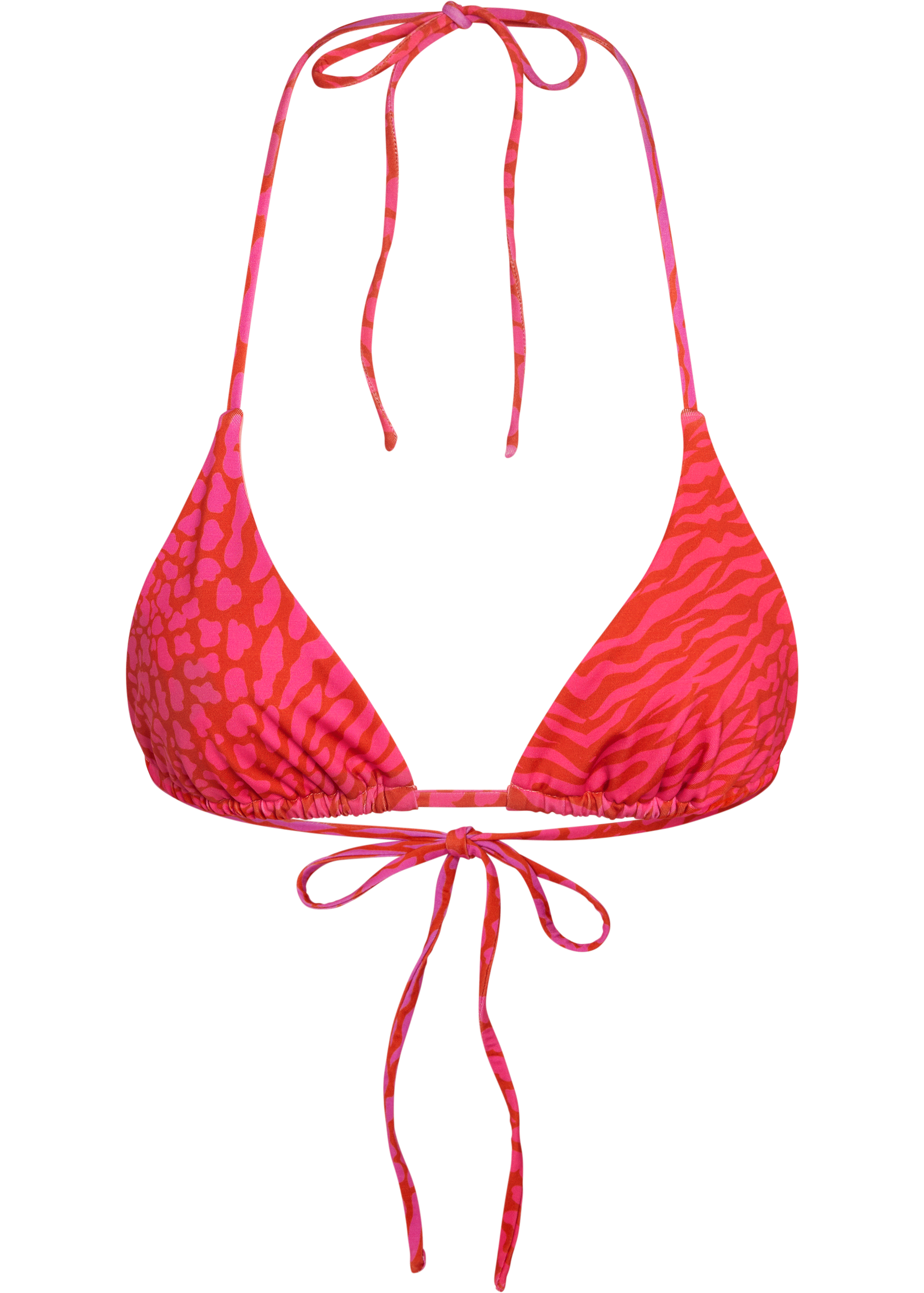 Aquatic Leopard String Bikini Top