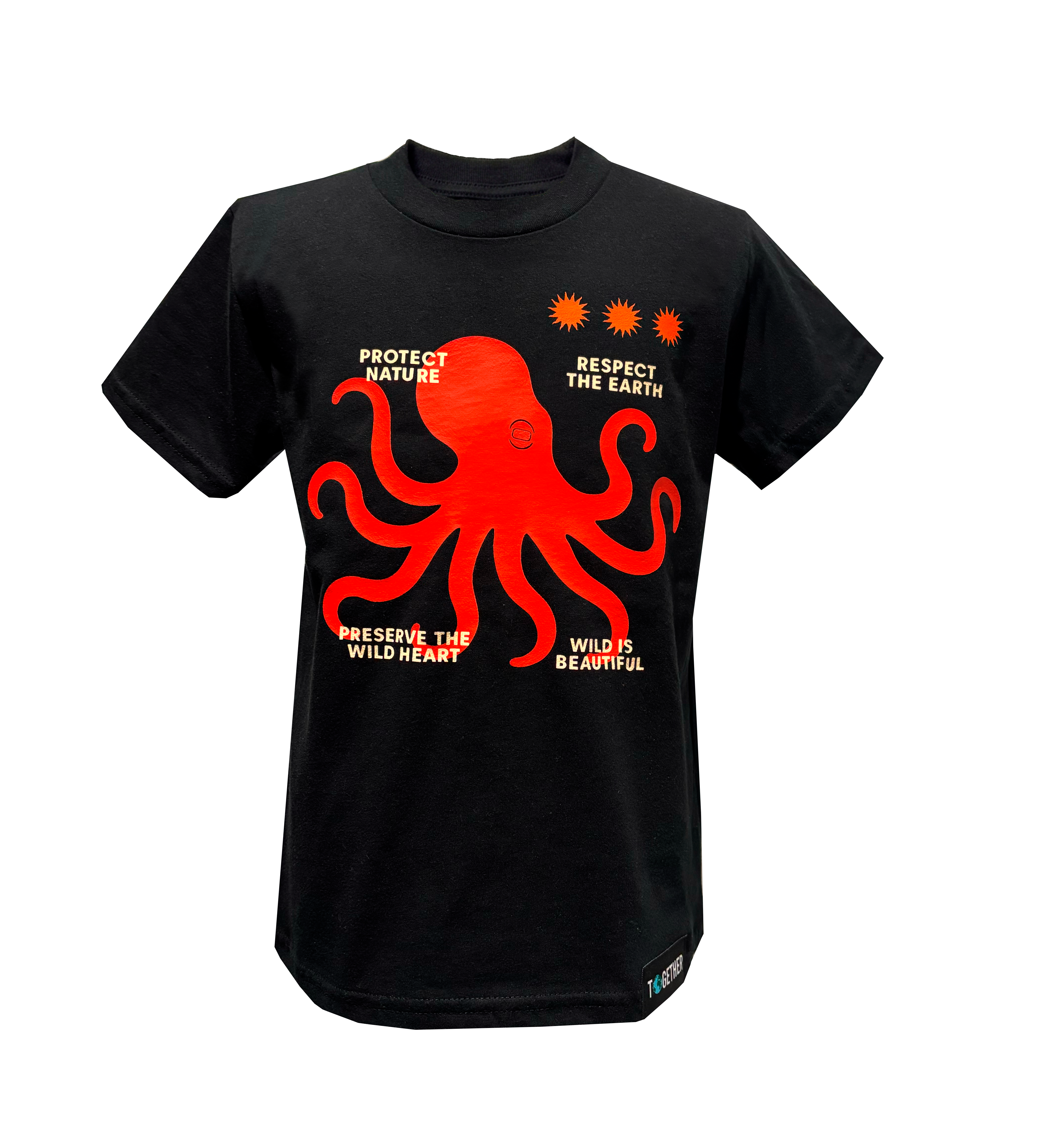 Kids Wild Octopus Tee