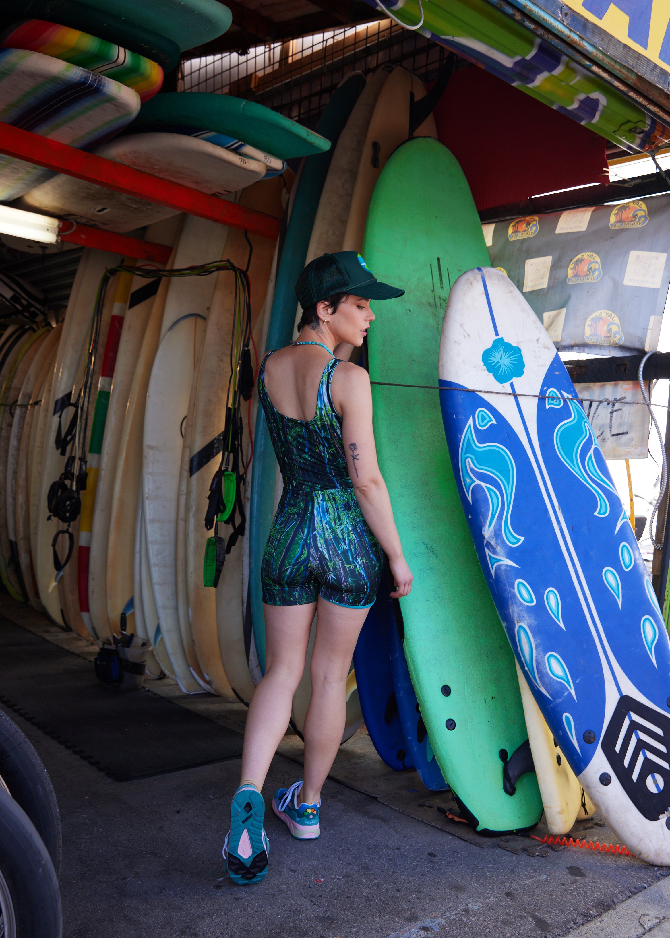 Bamboo Camo Playsuit