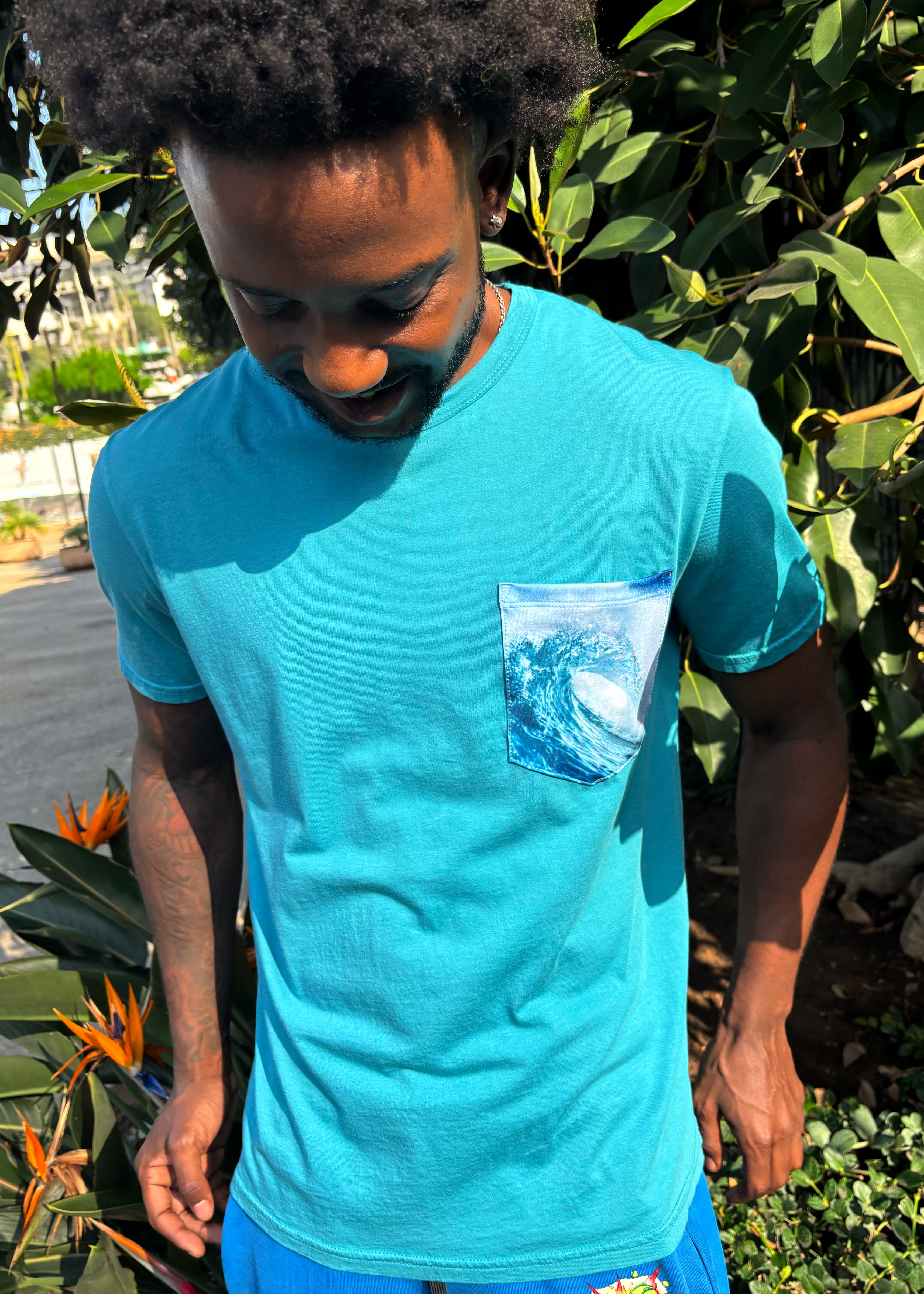 Blue Crush Pocket Tee