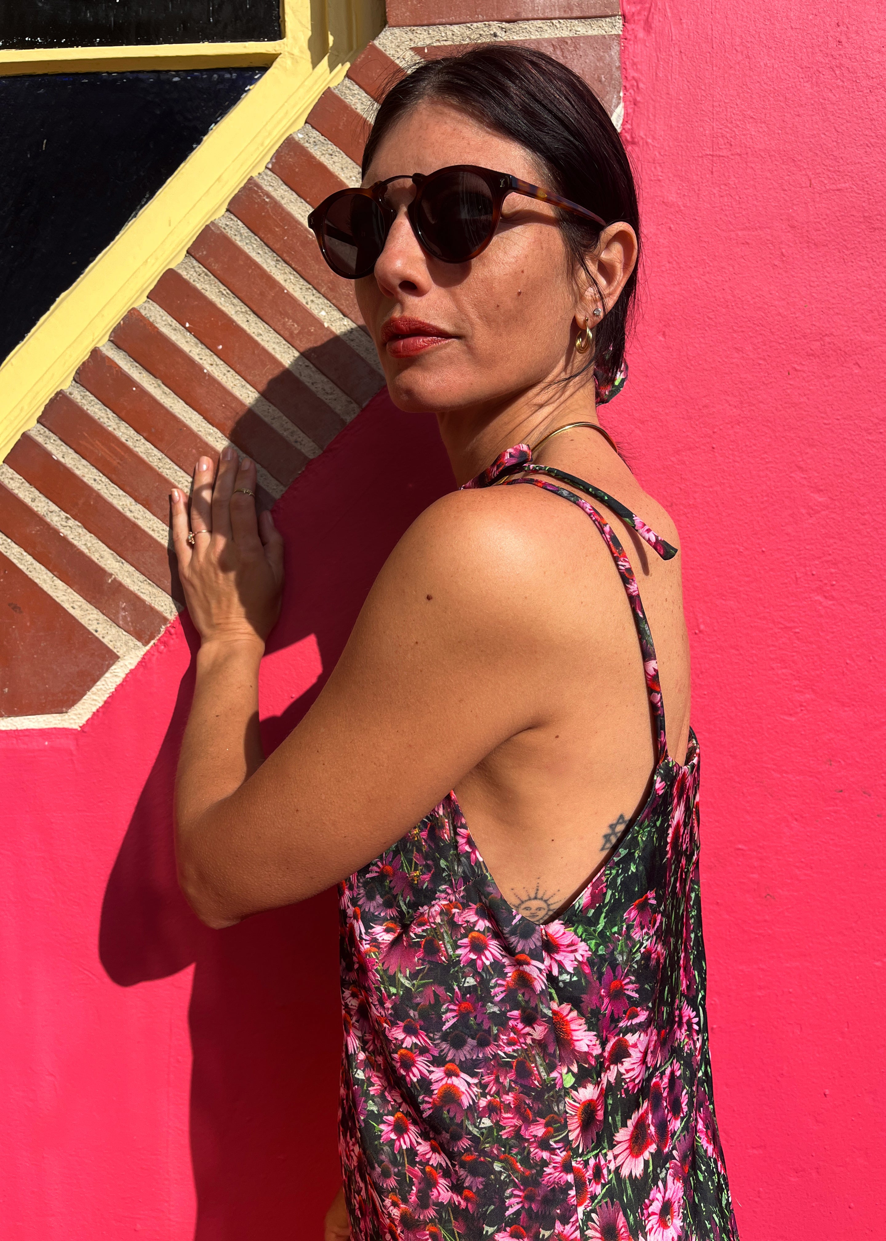 Echinacea Maxi Slip Dress