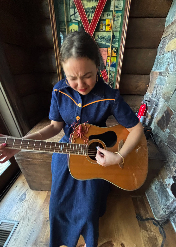 Hemp Denim Western Shirt