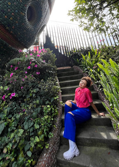 Aquatic Leopard Western Shirt