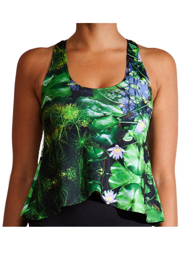 Lily Plaid A-Line Racer Back