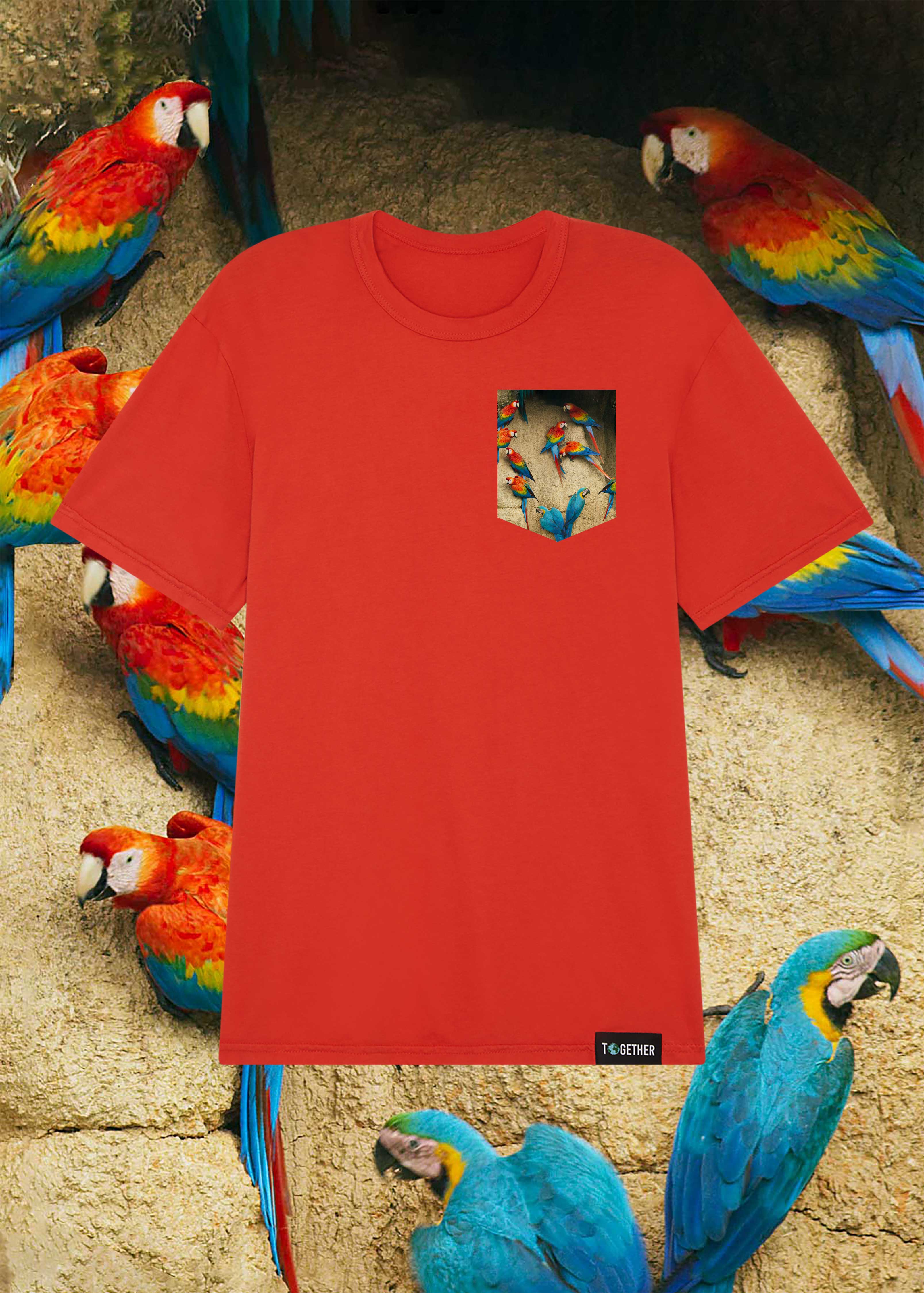 Macaw Pocket Tee 🦜