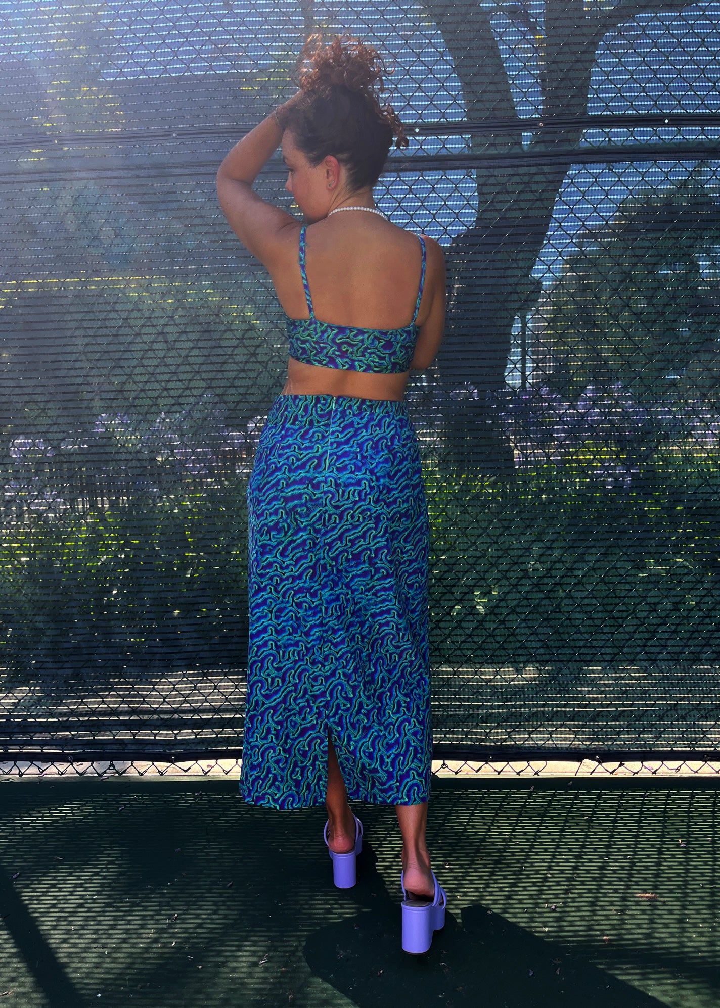 Enchanted Reef Bow Tie Bikini Top