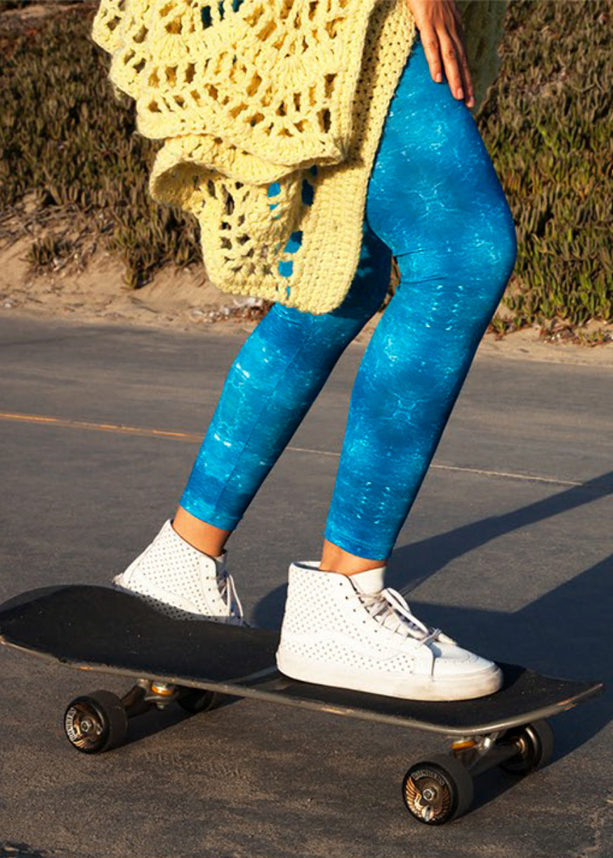 Big Sur Blue Leggings