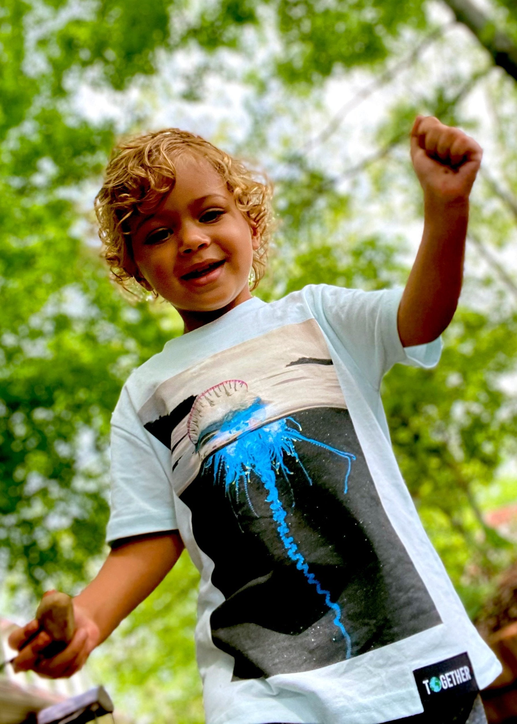 Kids Man-of-War Organic Blue Tee