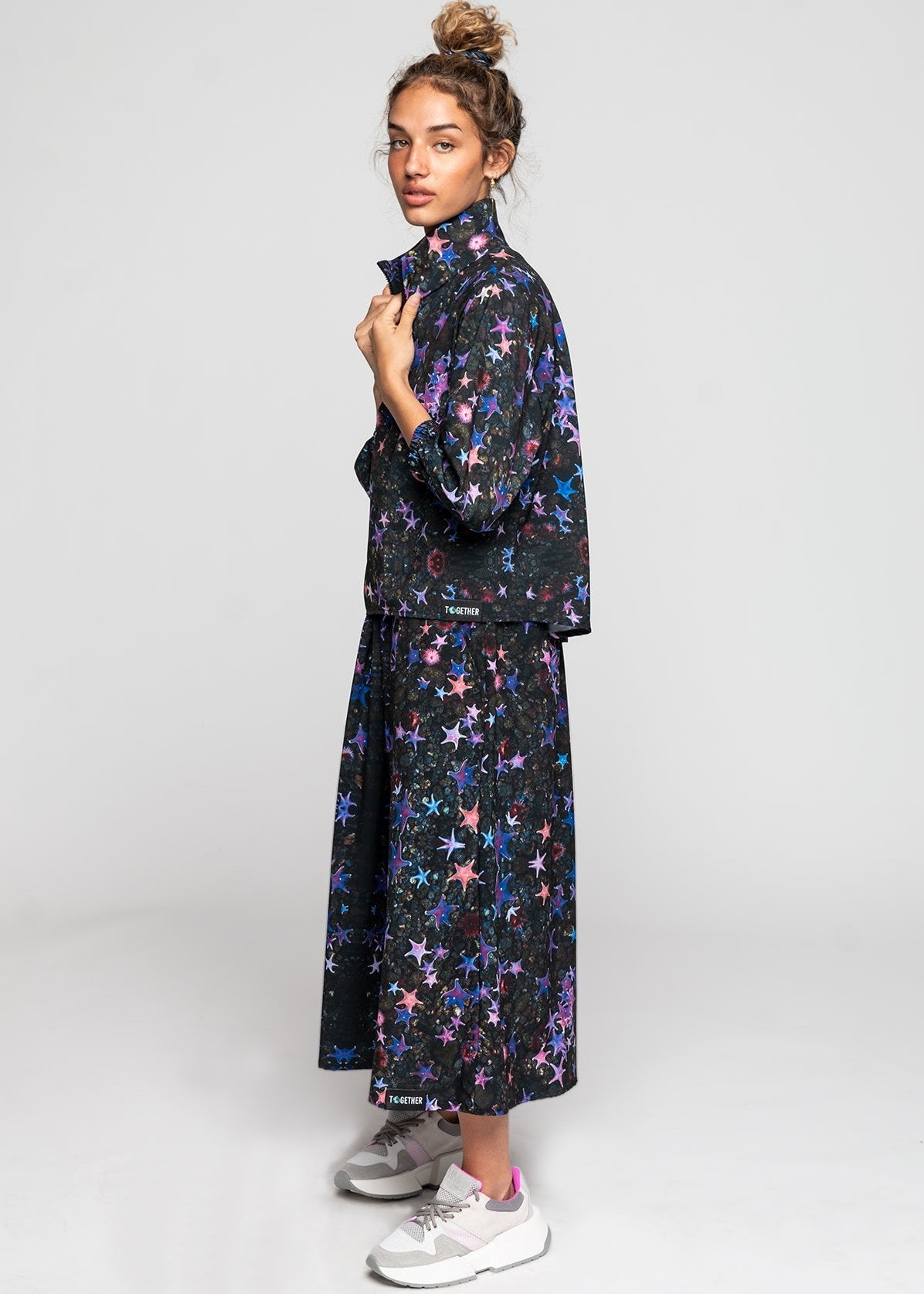 Sea Star Pleated Skirt