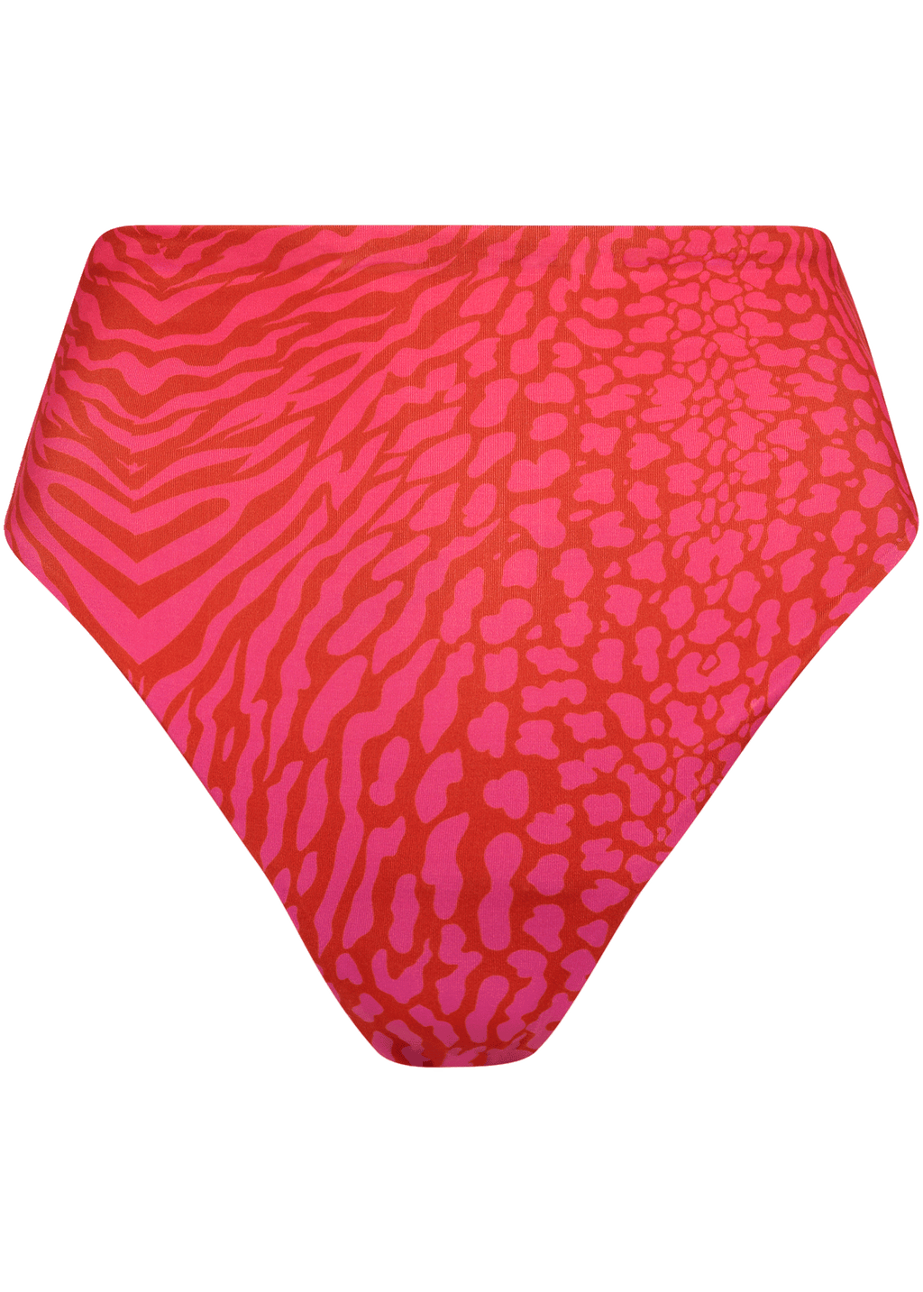 Aquatic Leopard High-Waist Bikini Bottom