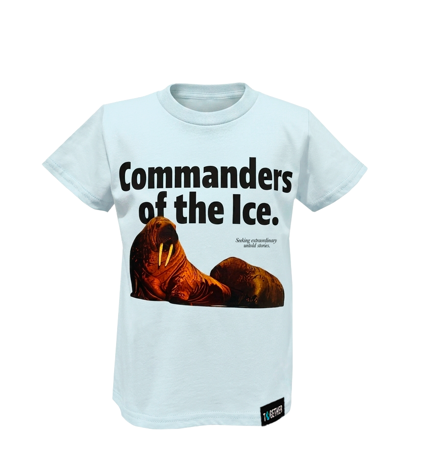 Kids Commanders of the Ice Blue Tee