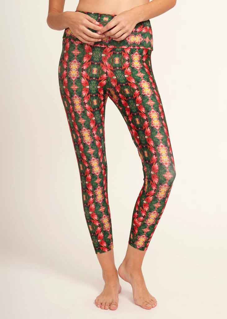 Micro Ginger Juice Cropped Leggings