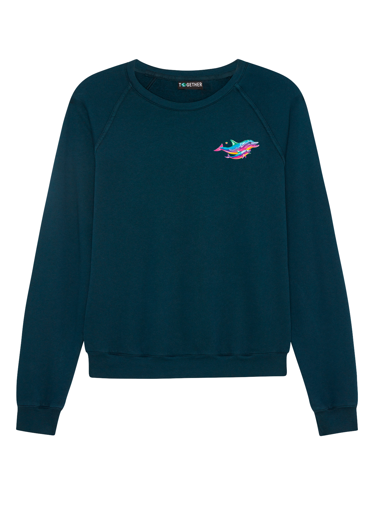 Deep Teal Organic Sweatshirt