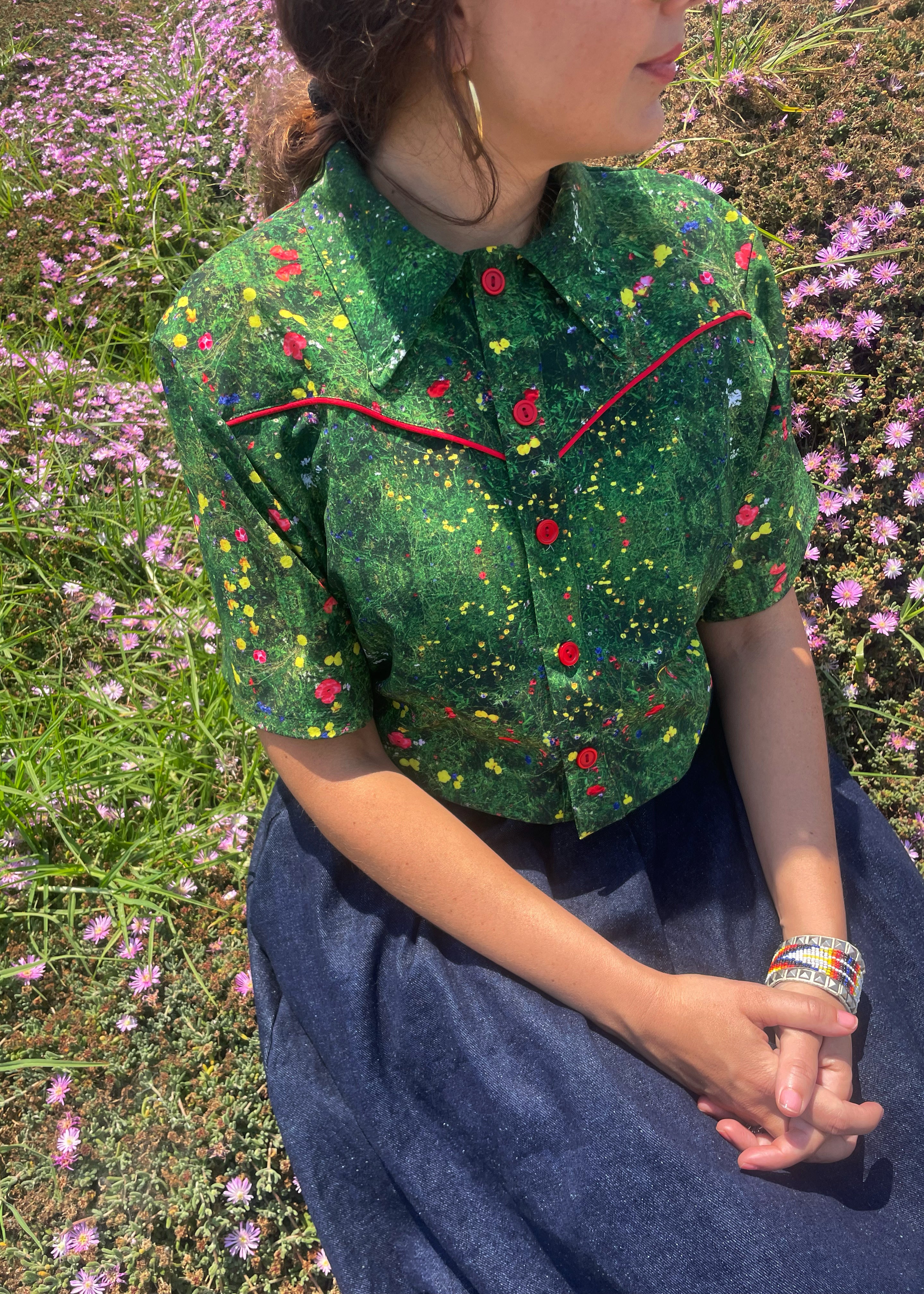 Wildflower Western Blouse