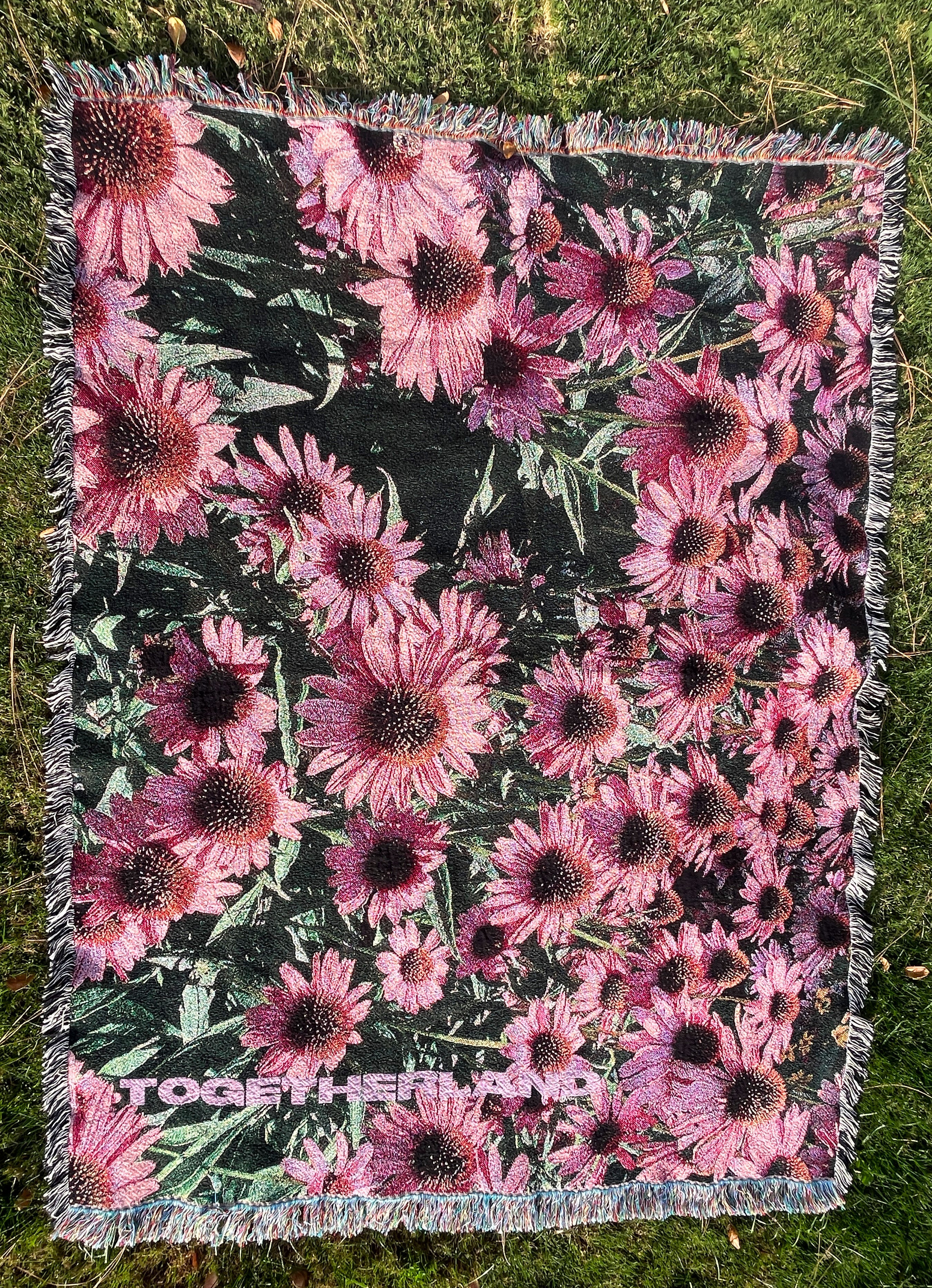 Echinacea Flowerbed Blanket