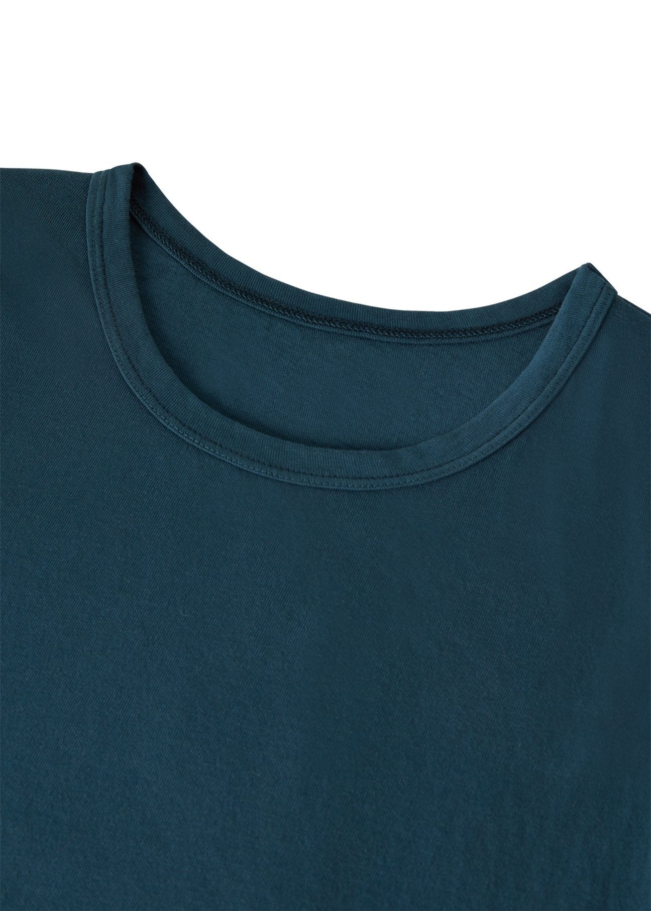 Deep Teal Organic Muscle Tee