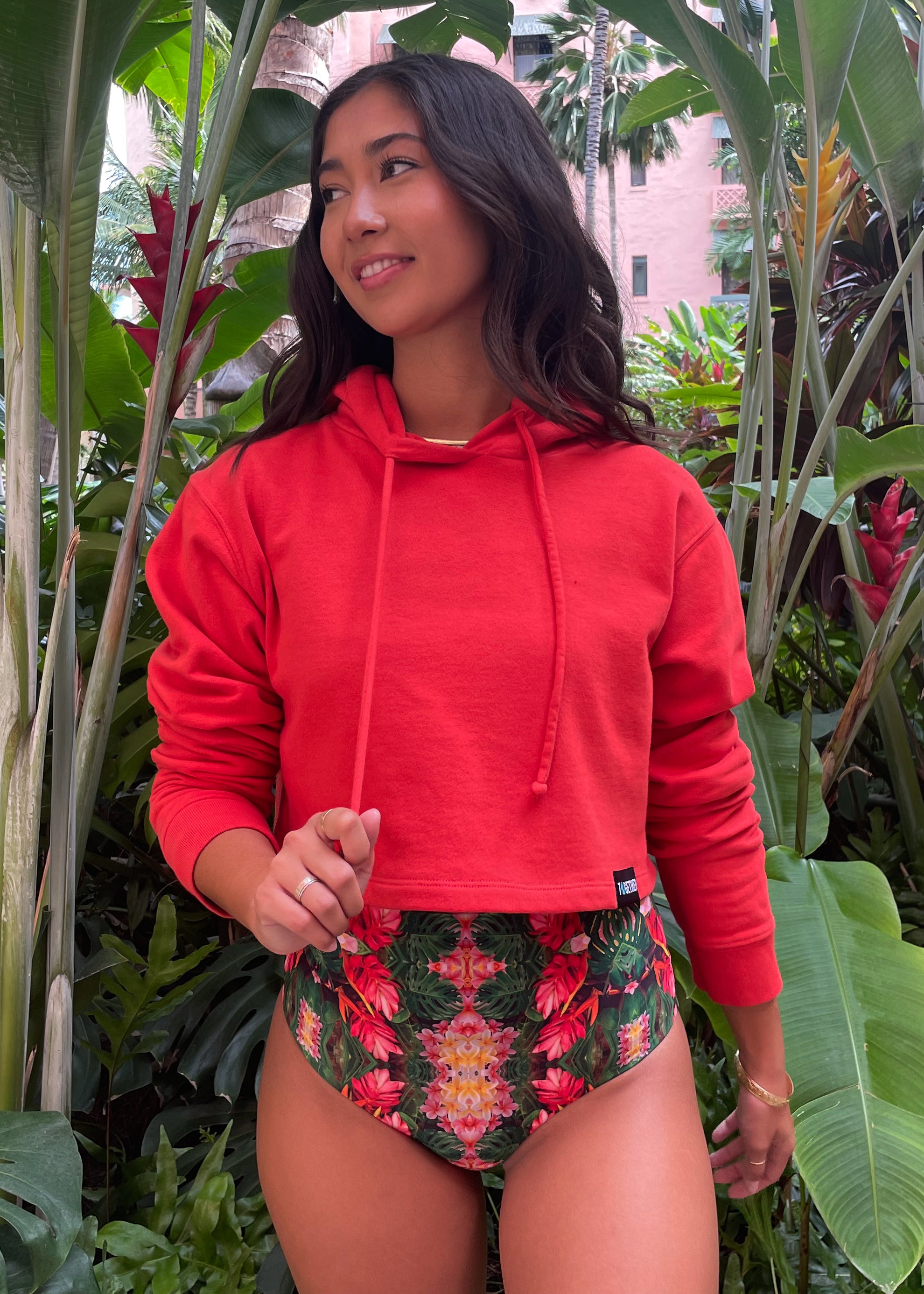 Fruit Punch Organic Cropped Hoodie