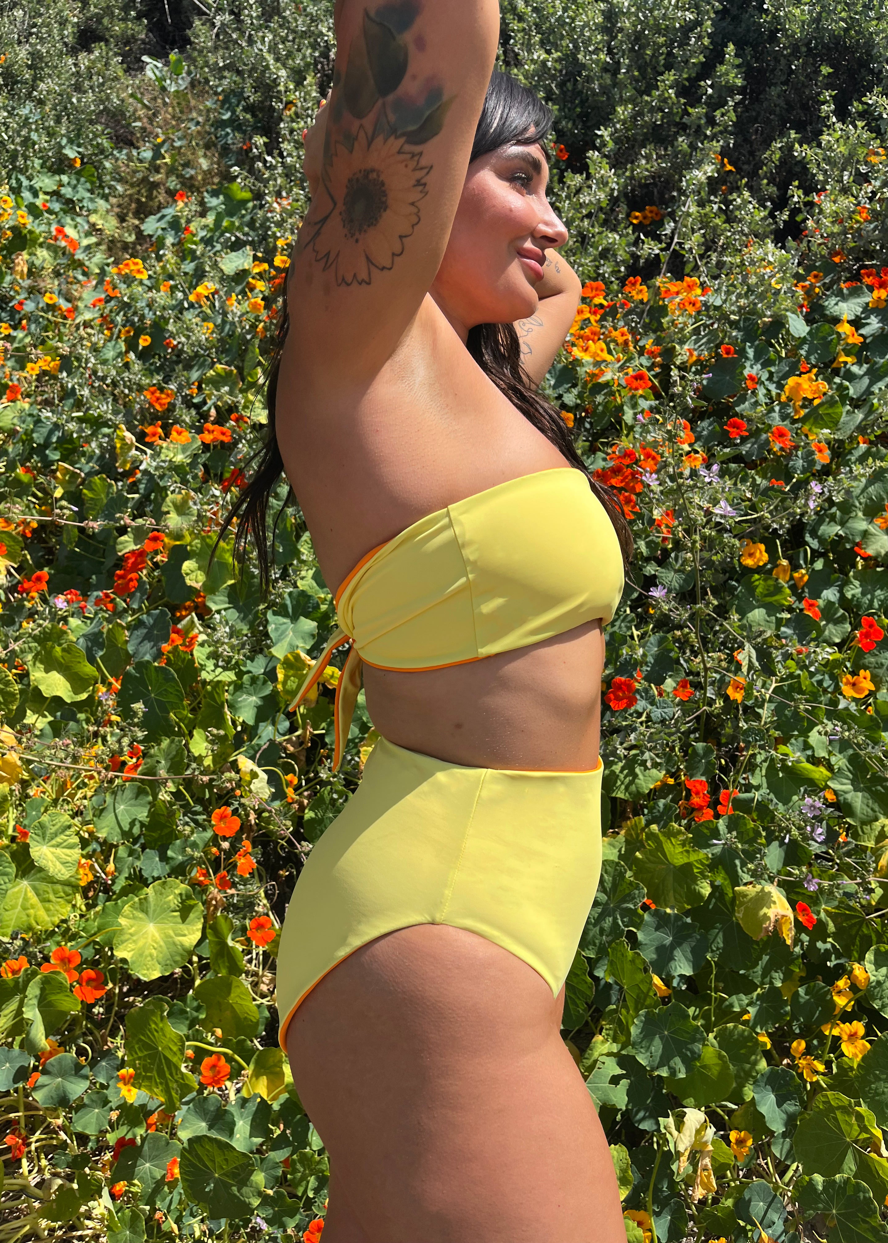 Lemon High Waist Bikini Bottom