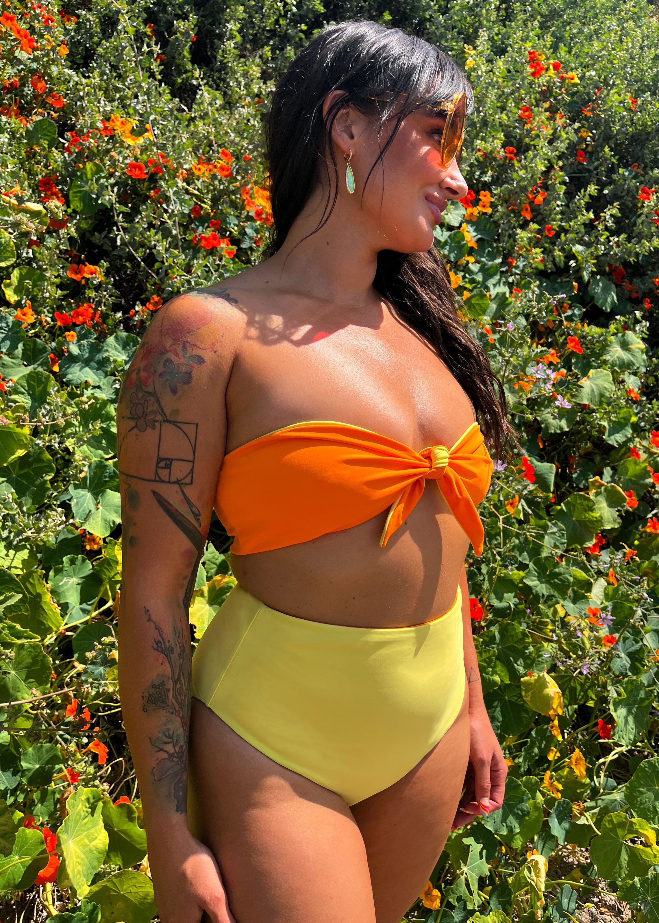 Lemon High Waist Bikini Bottom