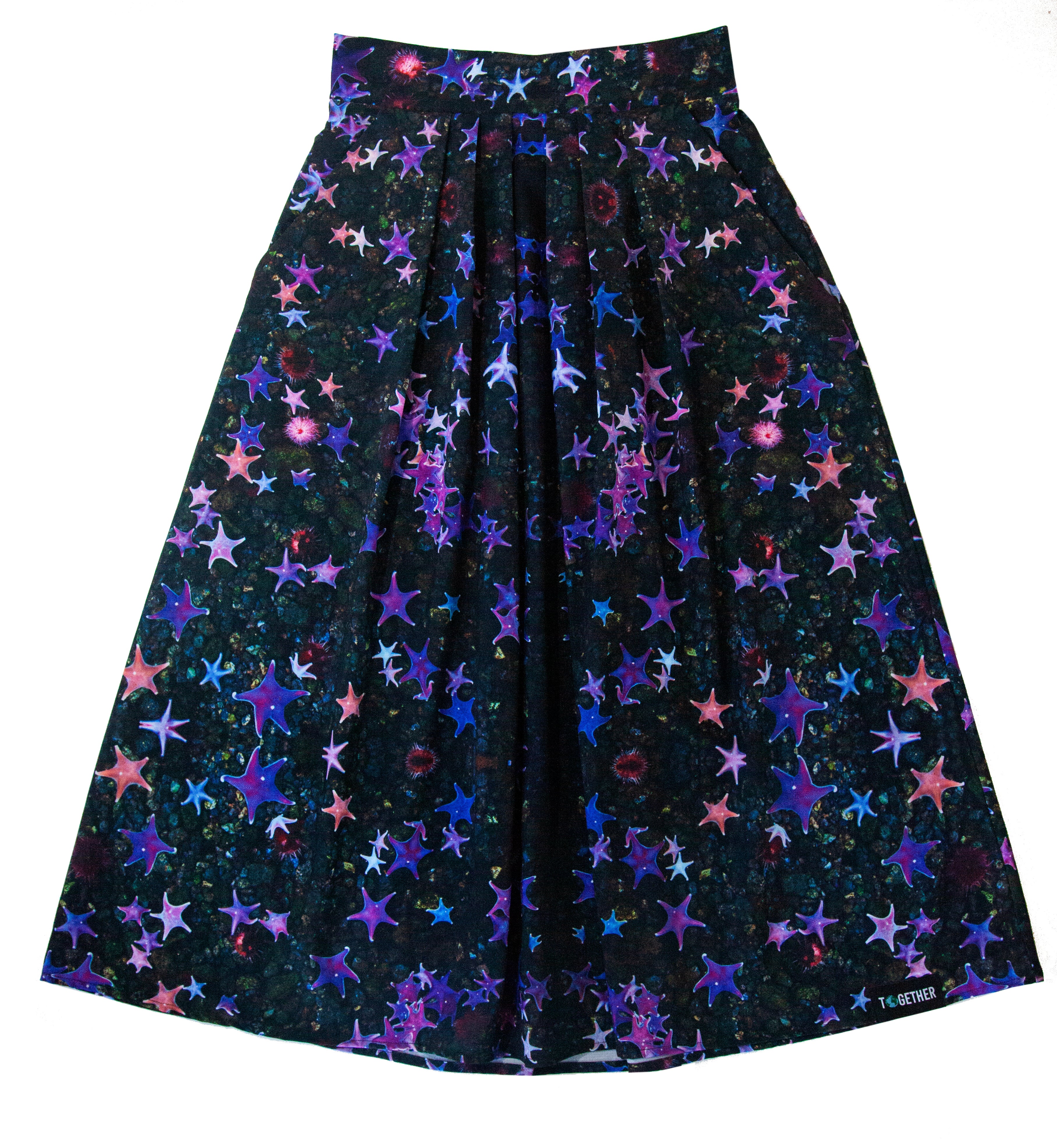 Sea Star Pleated Skirt